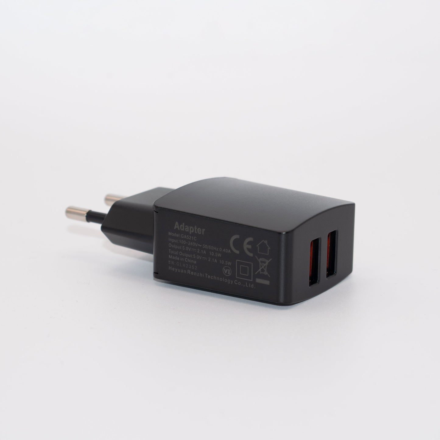 USB-Netzteil, Ladeadapter mit zwei Ports für deine DTU (5V 2,1A)