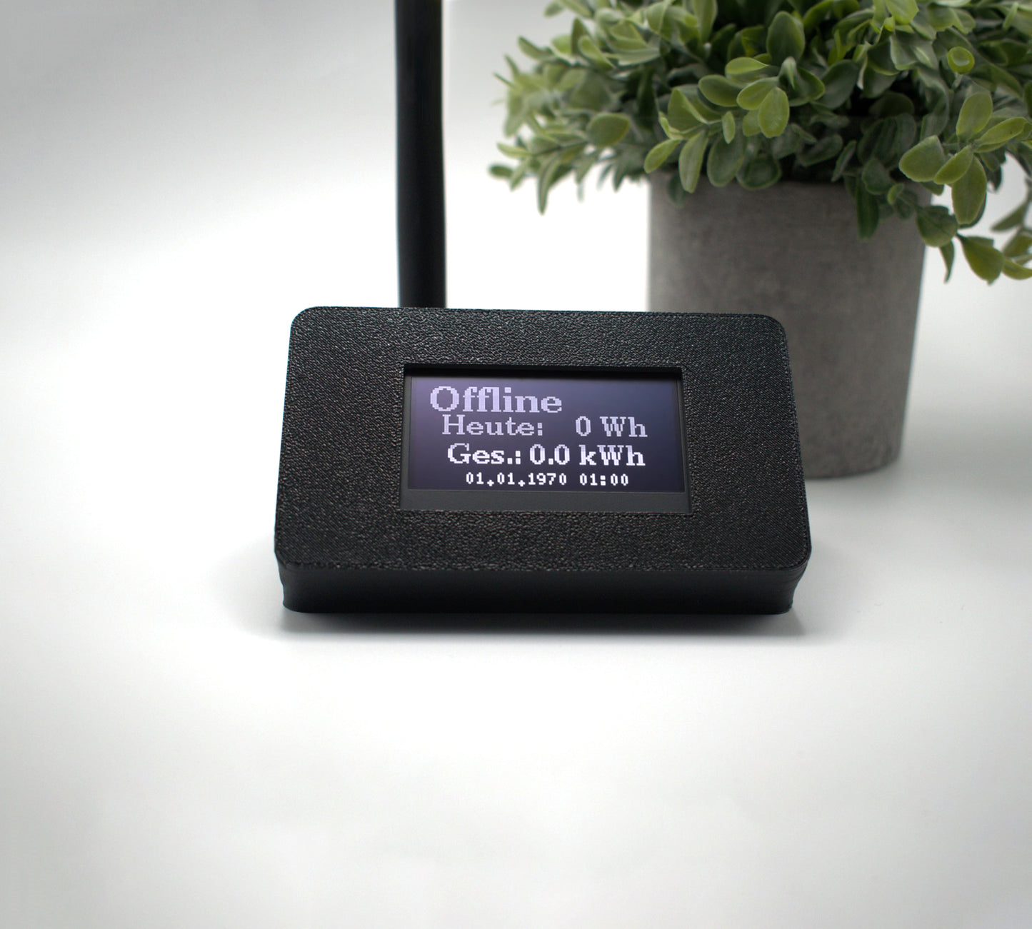 DTU für Hoymiles HMS 300-2000 und HMT 1600-2250. LAN-DTU Plug & Play mit XXL Display und Gehäuse